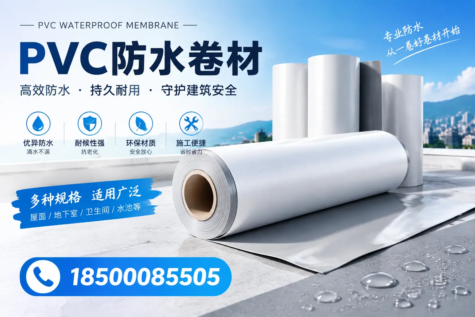 如何选择适合的PVC防水卷材?专家为您解答盐城的需求